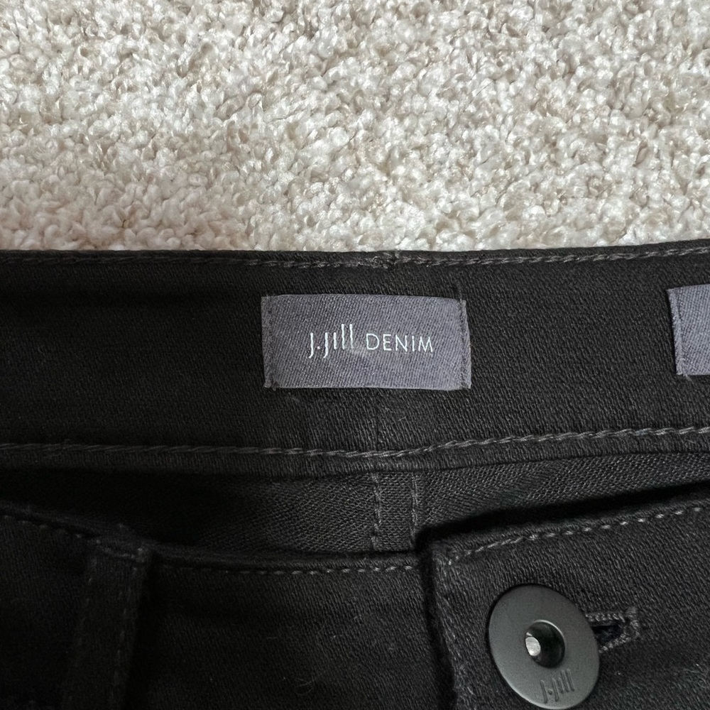 J. Jill High Rise Denim Leggings Black - Picture 5 of 5
